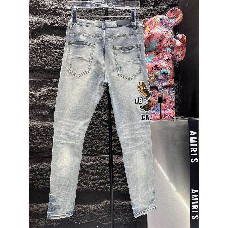 Amiri Varsity Straight Jean Blue