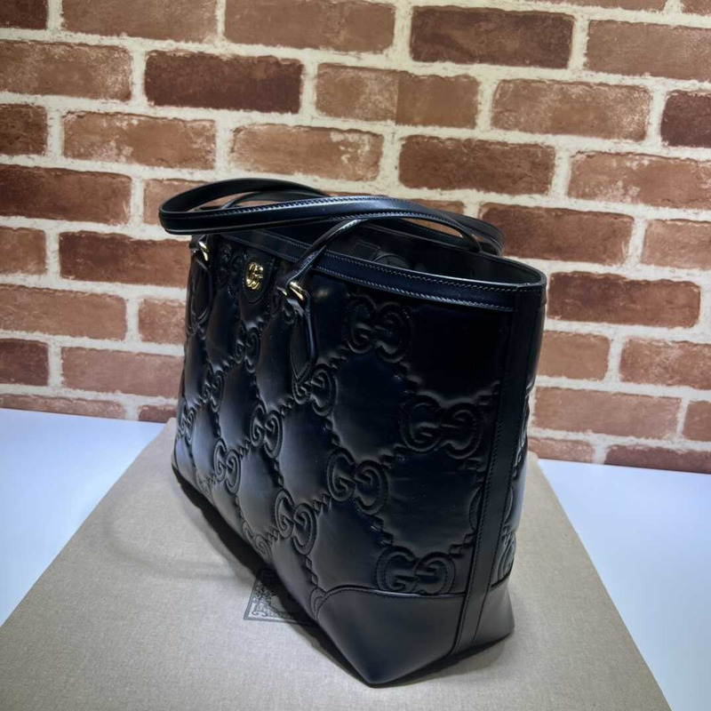 G*u*i matelasse tote black bag