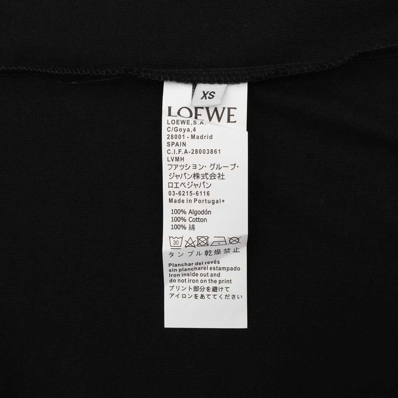 Loewe Neon T-shirt Black/Fluo Pink