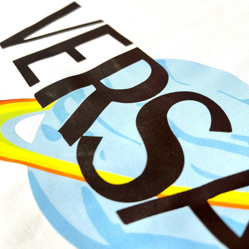 Versace Logo Print T-Shirt White