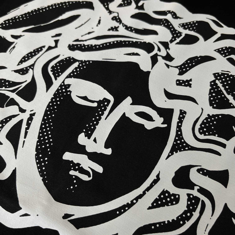 Versace Painted Medusa T-shirt Black