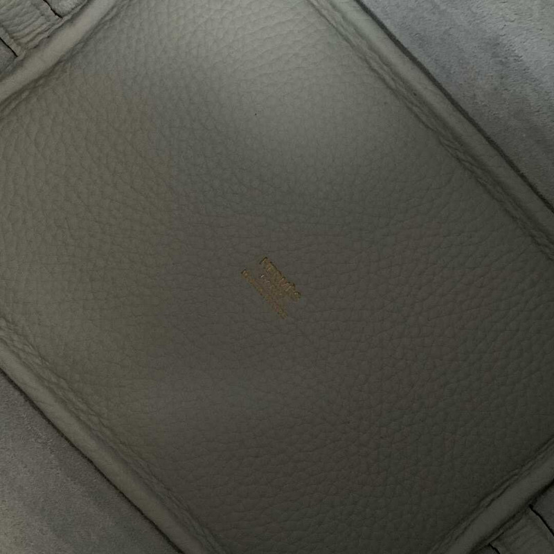 H**mes picotin lock 18 bleu pale