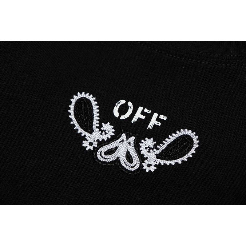 Off White Printed Arrow T-Shirt Black