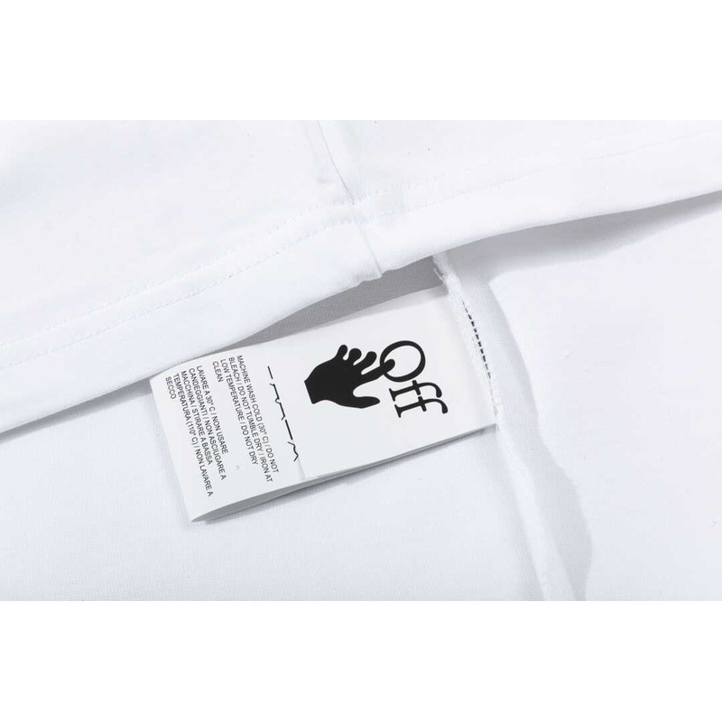 Off White 23Ss Rainbow Cartoon Print Arrow T-shirt White