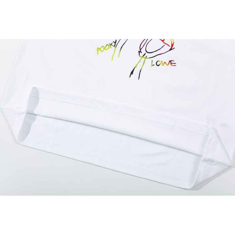 Off White 23Ss Rainbow Cartoon Print Arrow T-shirt White