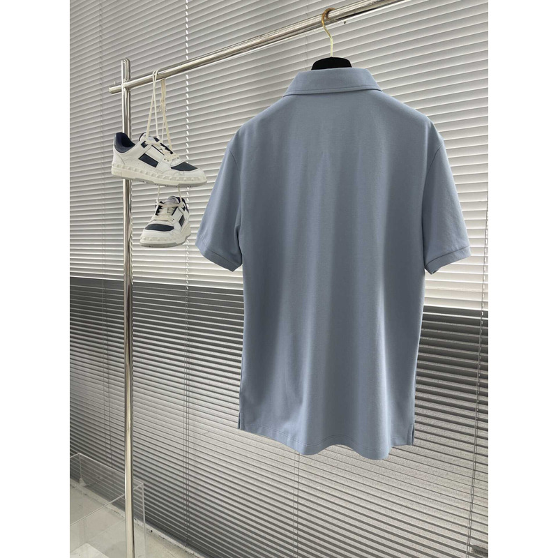 Loro piana Polo Brentwood in Cotone To Be Defined Blue