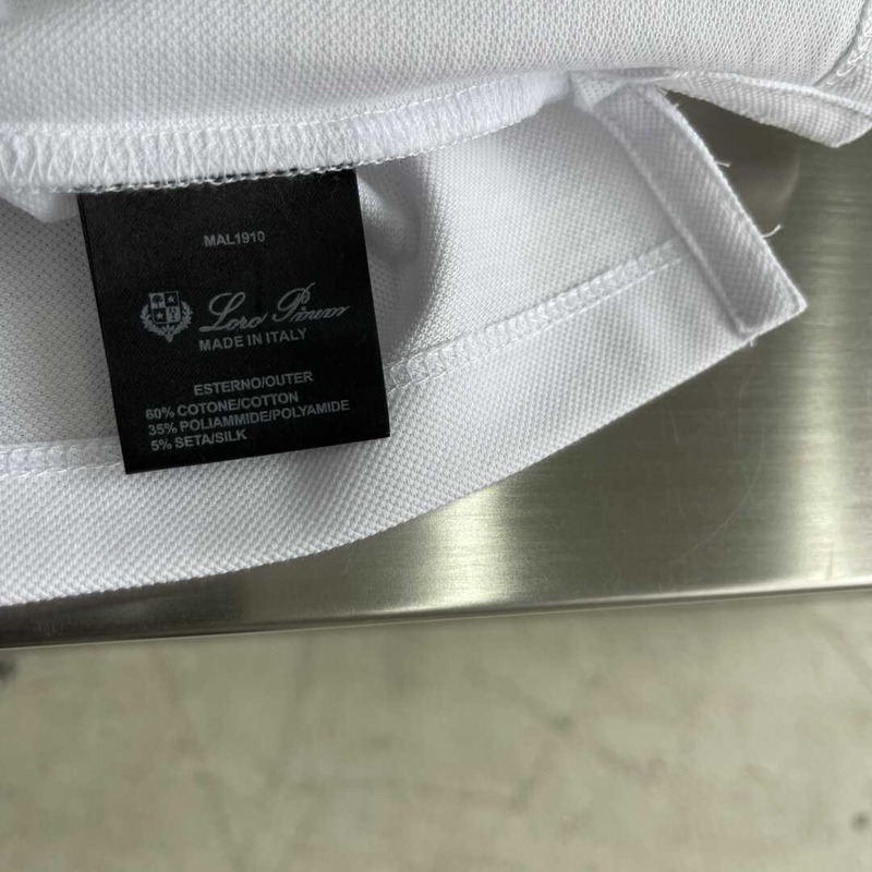 Loro piana Polo Brentwood in Cotone To Be Defined White