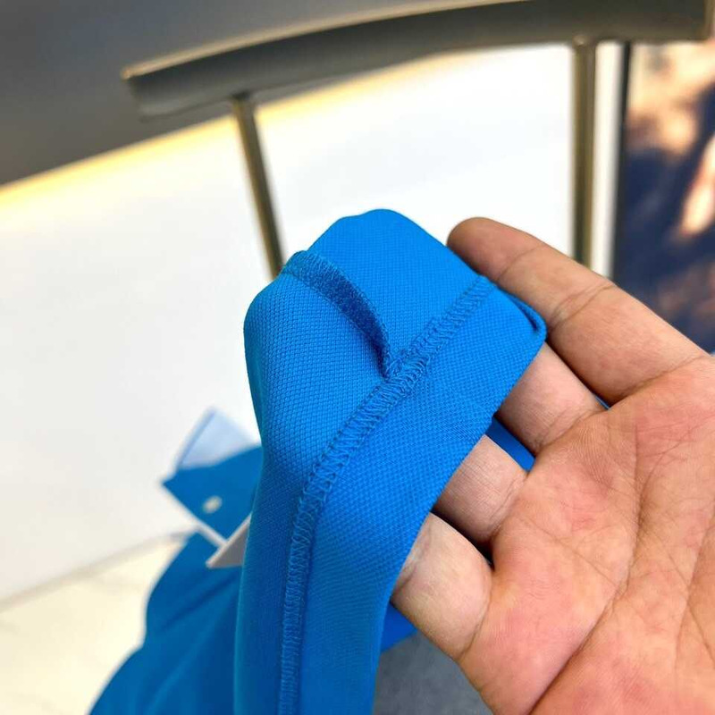 Loro piana Polo Regatta Cotone in Light Blue