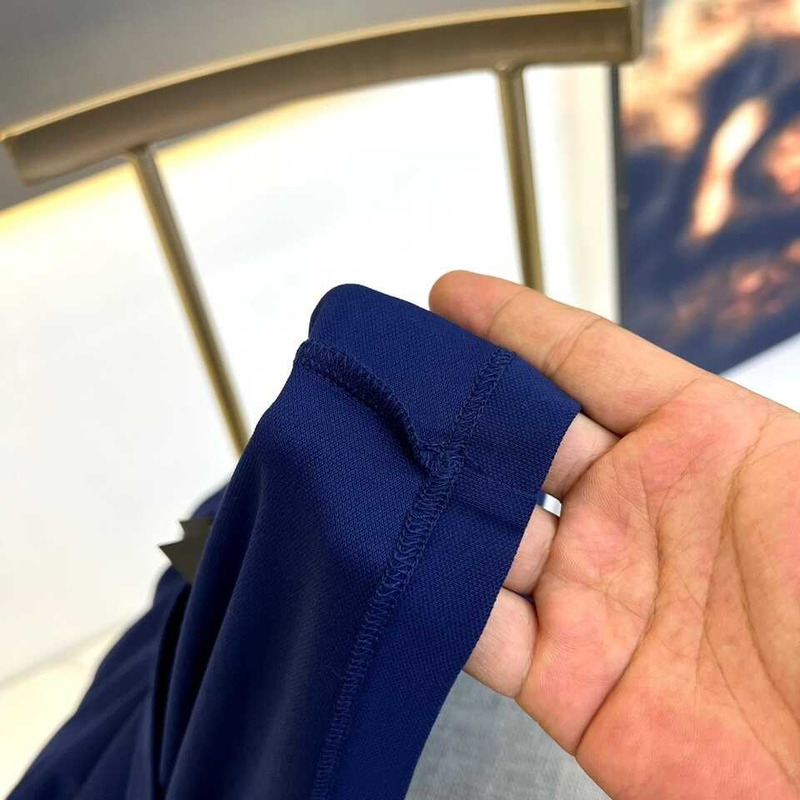 Loro piana Polo Regatta Cotone in Navy Blue