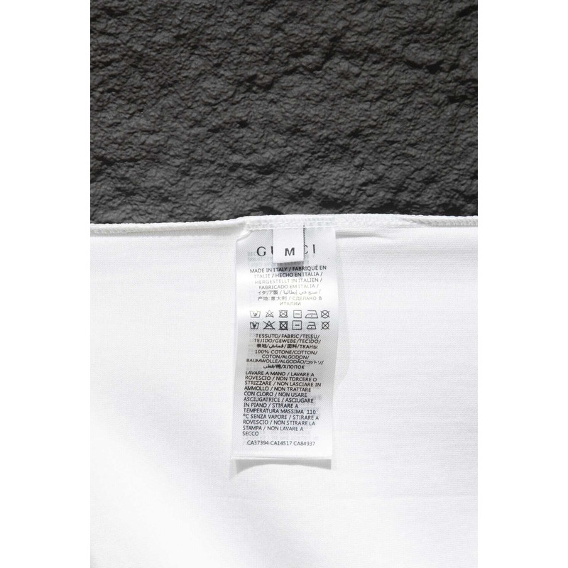 G*u*i cotton jersey t-shirt white