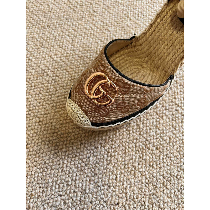 G*u*i gg logo espadrilles heels
