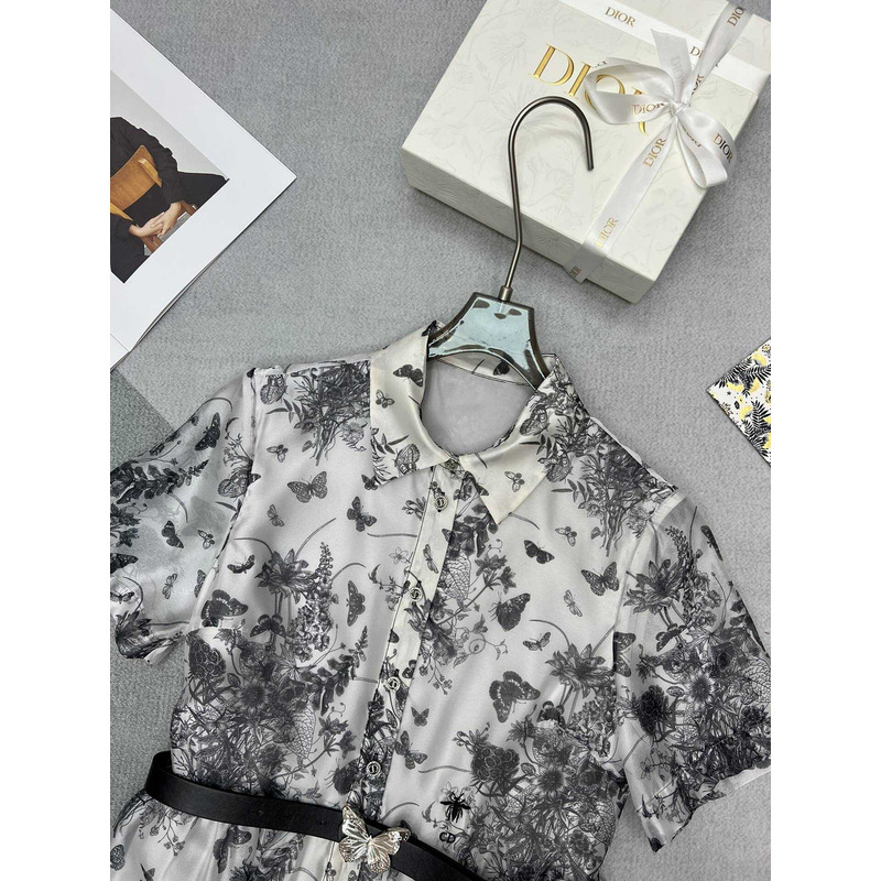 D*or mid-length shirt dress