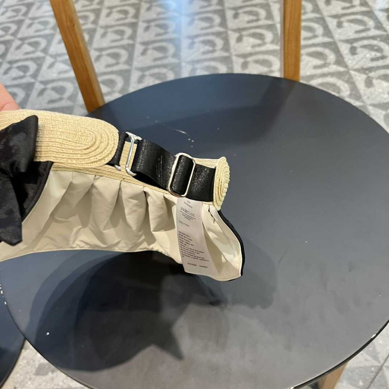 D*or sun visor hats in black