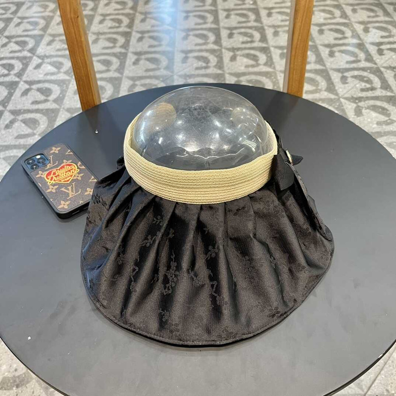 D*or sun visor hats in black