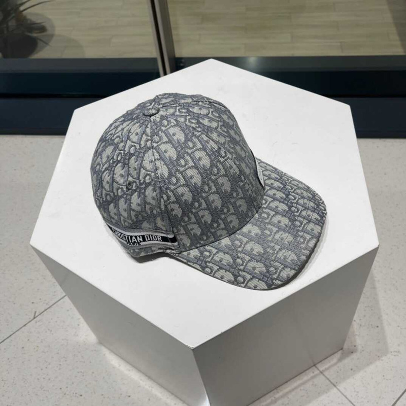 D*or logo oblique print cap