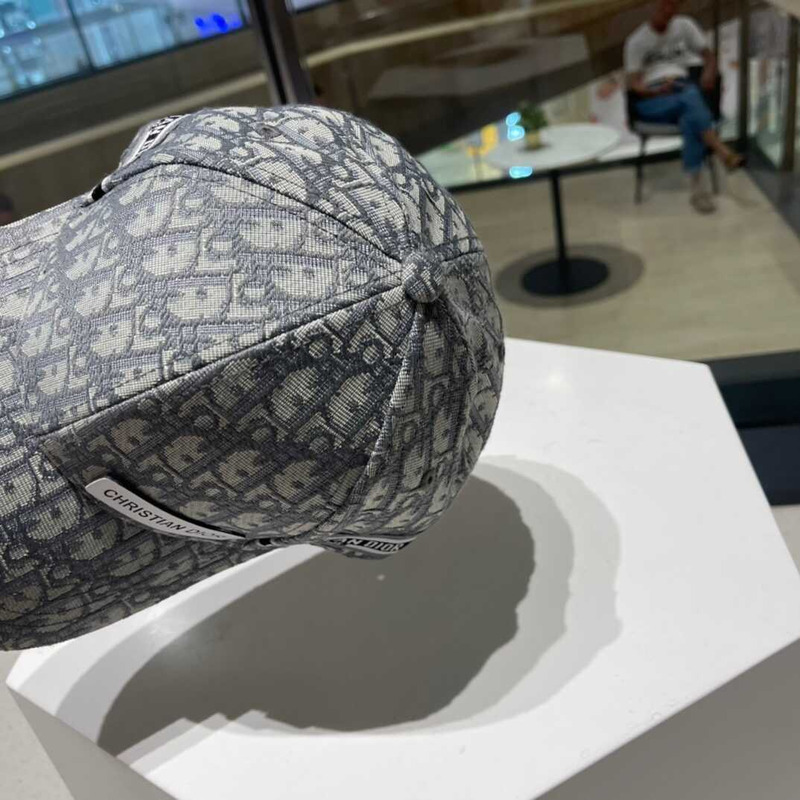 D*or logo oblique print cap