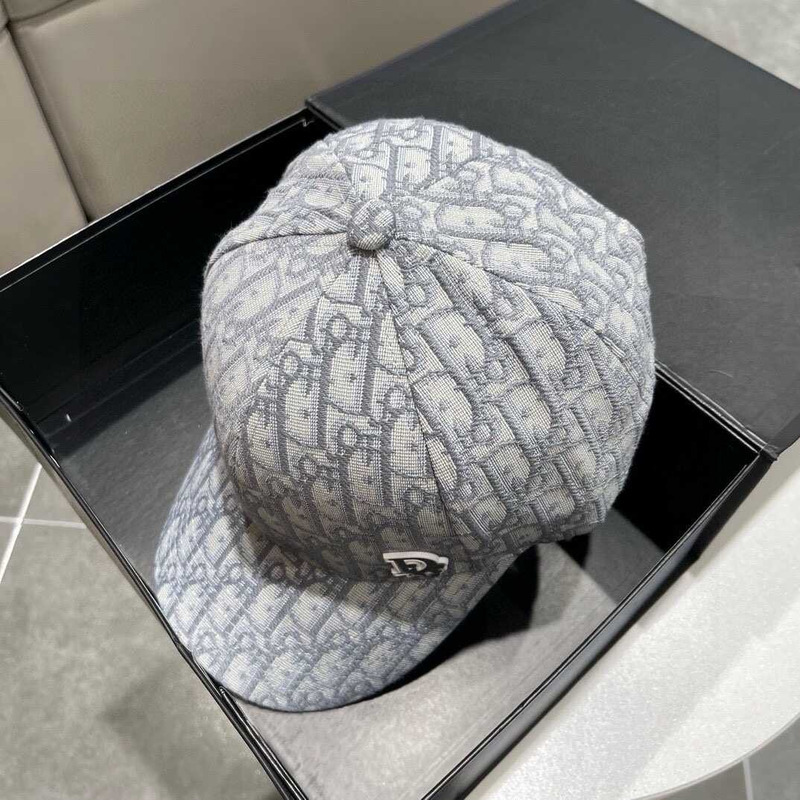 D*or logo oblique print cap