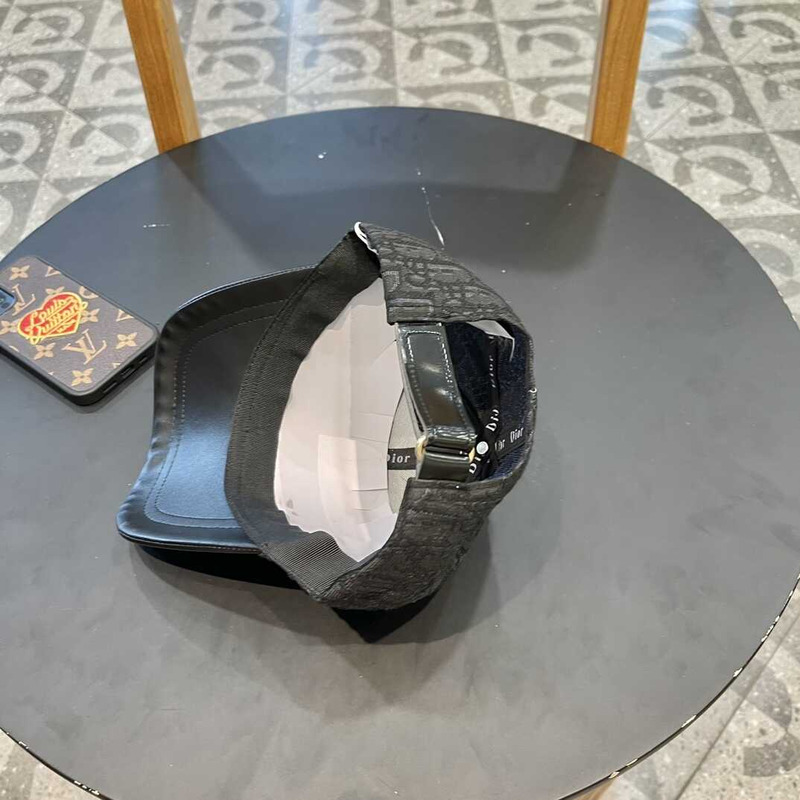 D*or logo oblique print cap