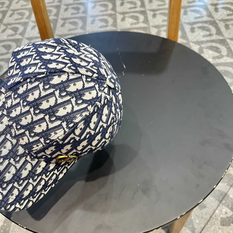 D*or logo oblique print cap