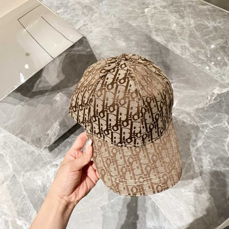 D*or logo oblique print cap