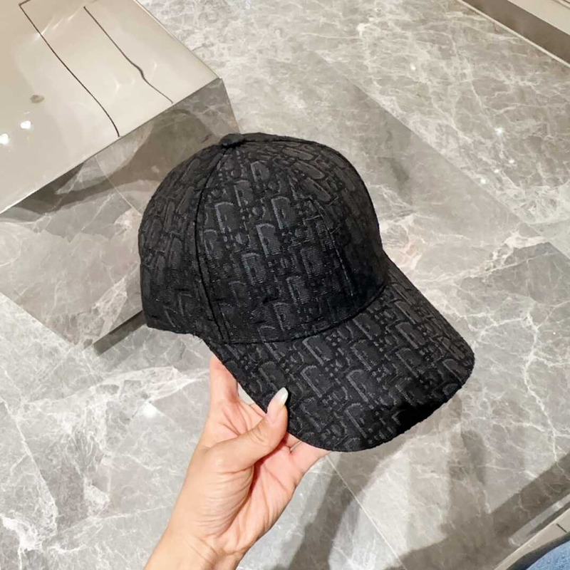 D*or logo oblique print cap