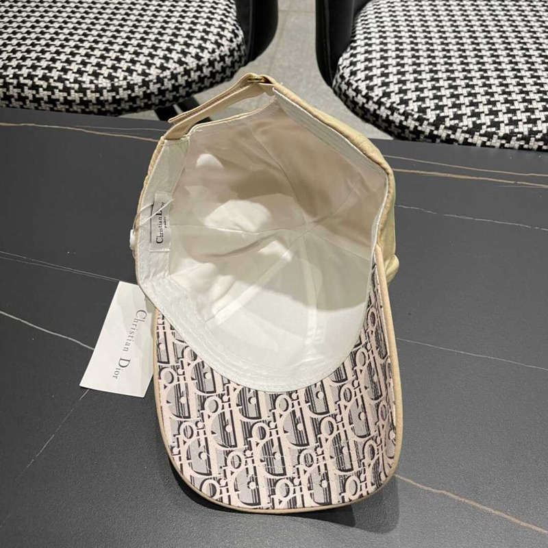 D*or logo oblique print cap