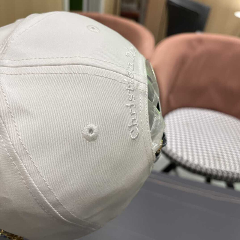 D*or logo oblique print cap