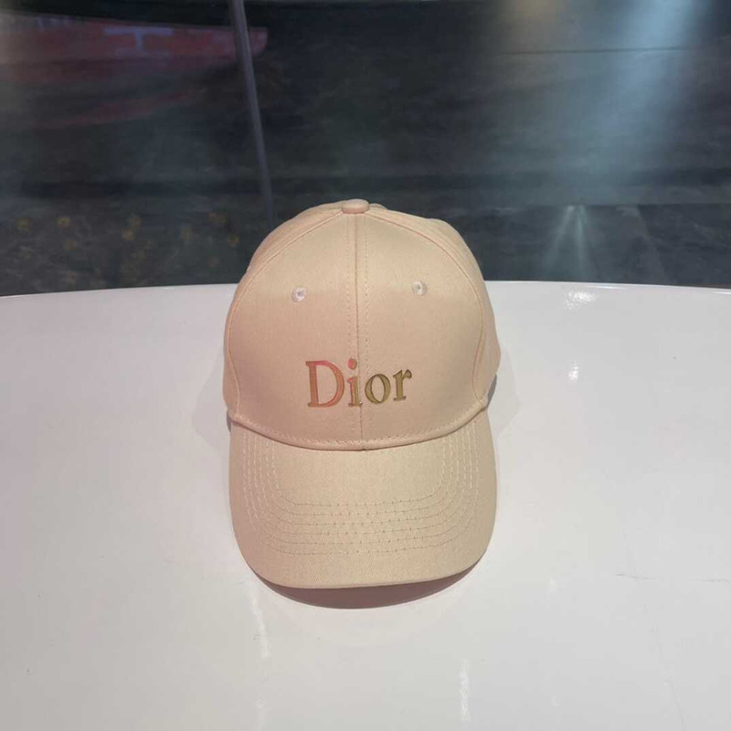 D*or logo baseball cap apricot