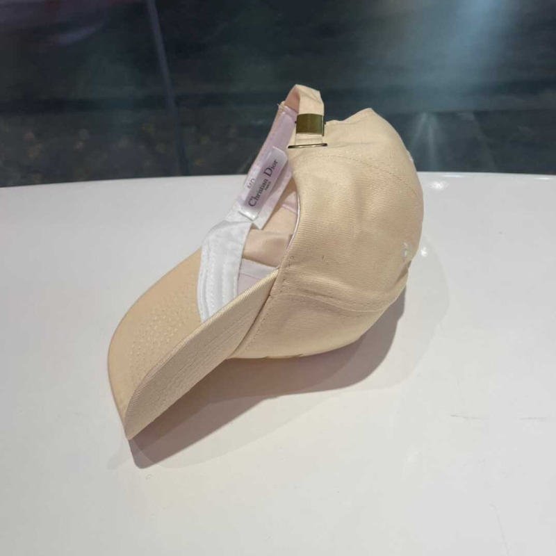 D*or logo baseball cap apricot