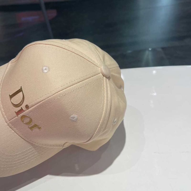 D*or logo baseball cap apricot