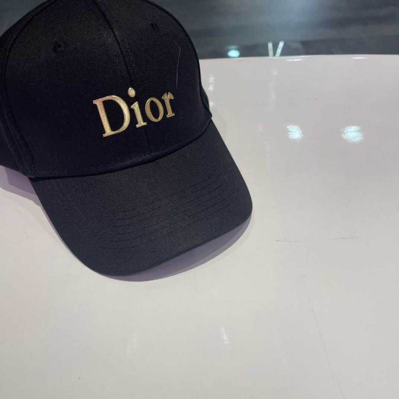 D*or logo oblique print cap