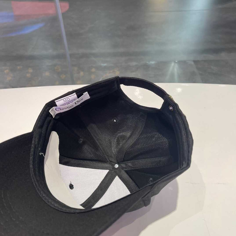 D*or logo oblique print cap