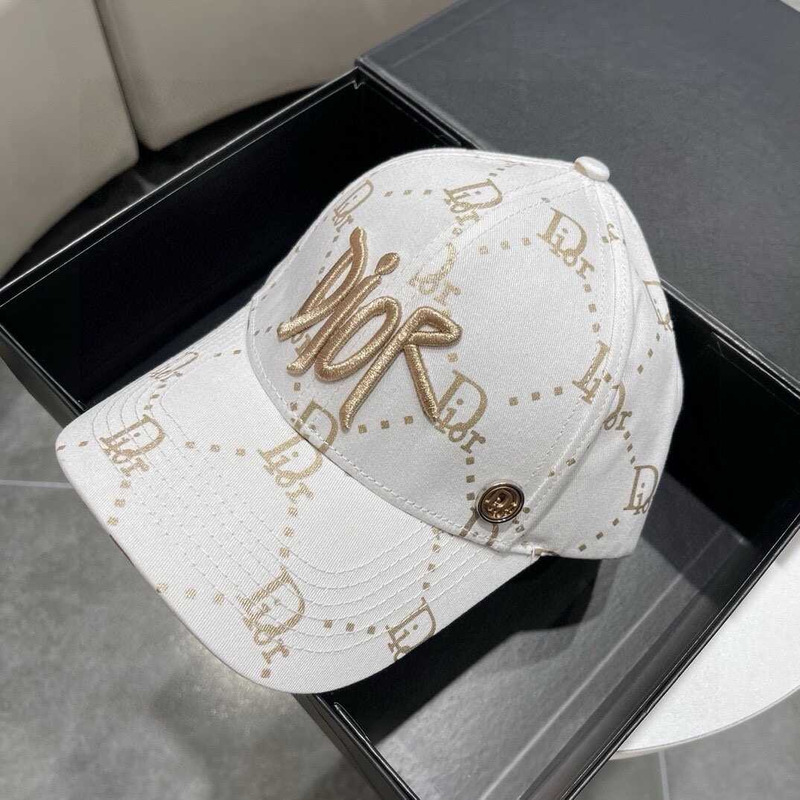 D*or logo oblique print cap