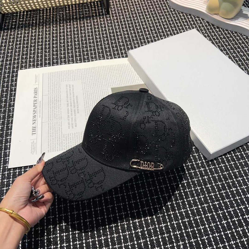 D*or logo oblique print cap