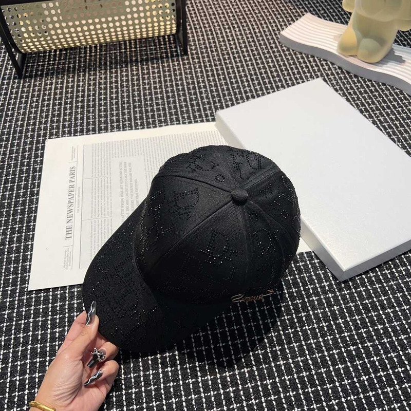 D*or logo oblique print cap