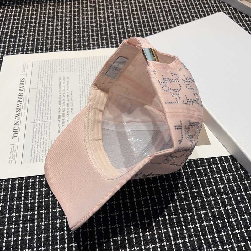 D*or logo oblique print cap