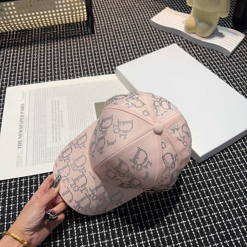 D*or logo oblique print cap