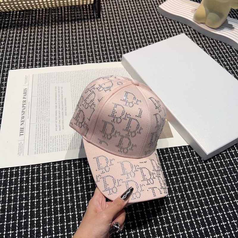 D*or logo oblique print cap