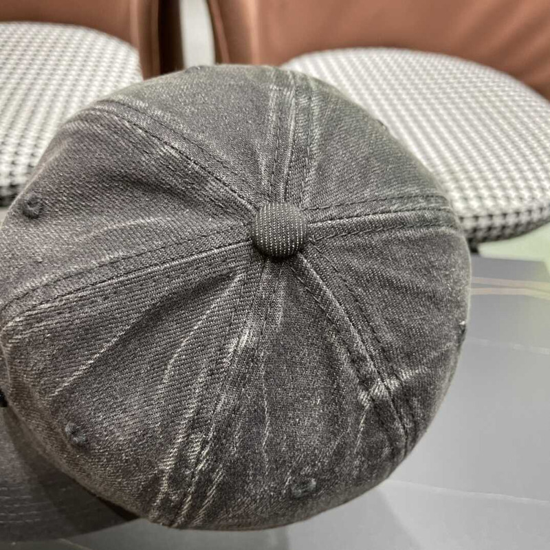 Pra*a denim baseball cap black