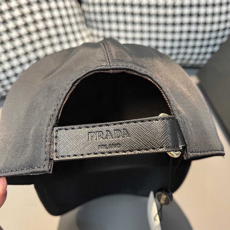 Pra*a re-nylon baseball cap black