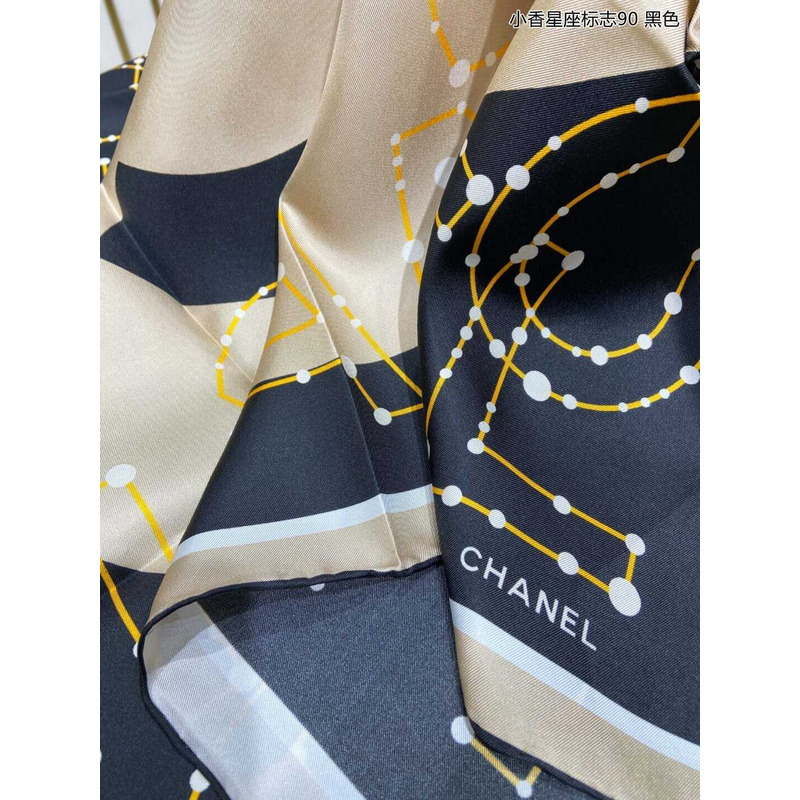 Ch*el square scarf in black