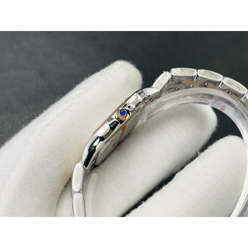 Cartier Panthère De Cartier Small 22mm White Dial Gold And Silver