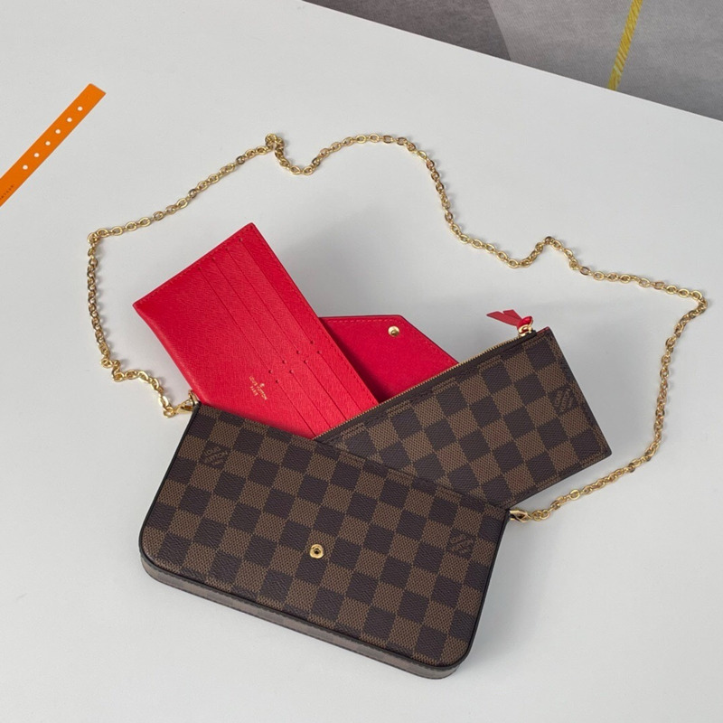 l**is V*t*n felicie pochette monogram canvas wallets