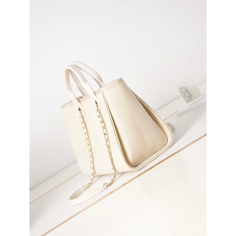 Ch*el womens totes white tote bag