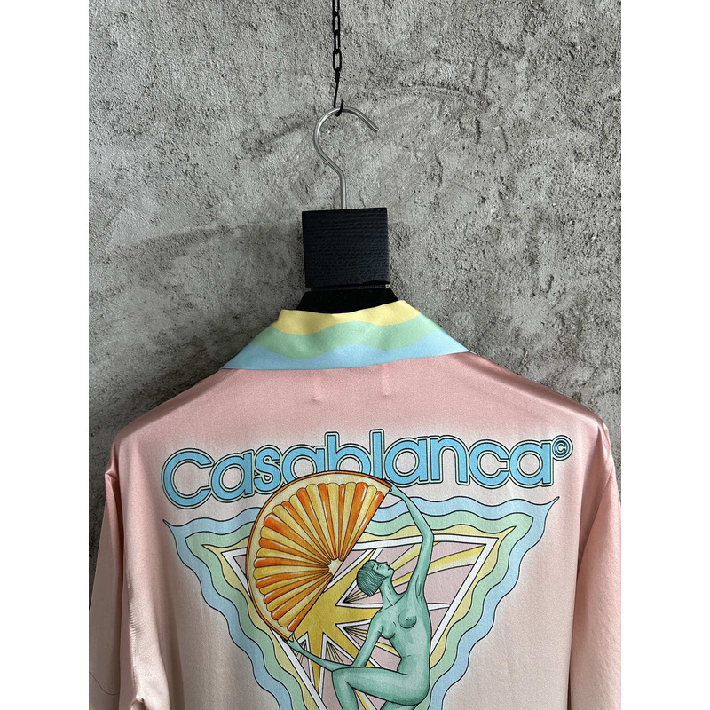 Casablanca Wave-Print Short-Sleeved Shirt