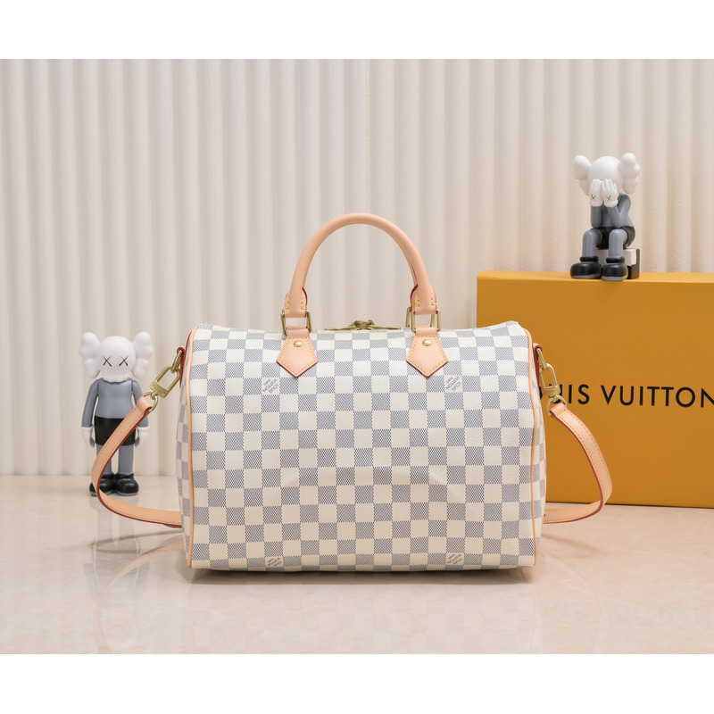 l**is V*t*n speedy 35 damier azur