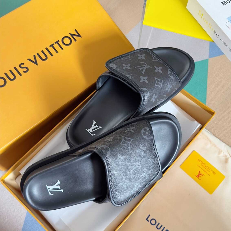 l**is V*t*n miami mule monogram grey black