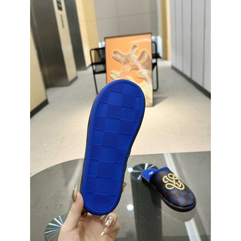l**is V*t*n lv palace slipper damier blue