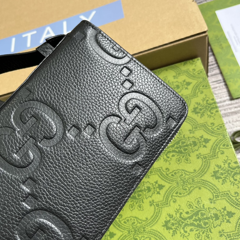 G*u*i jumbo gg travel document case bag