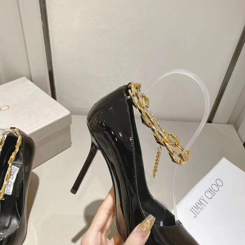 jimmy choo Di*m*nd talura 100mm pumps black